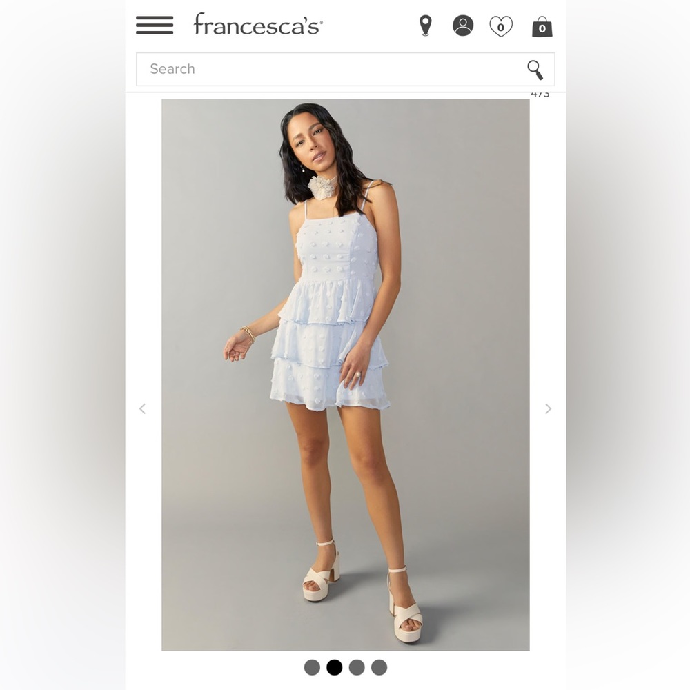 Francesca’s dress brand new
